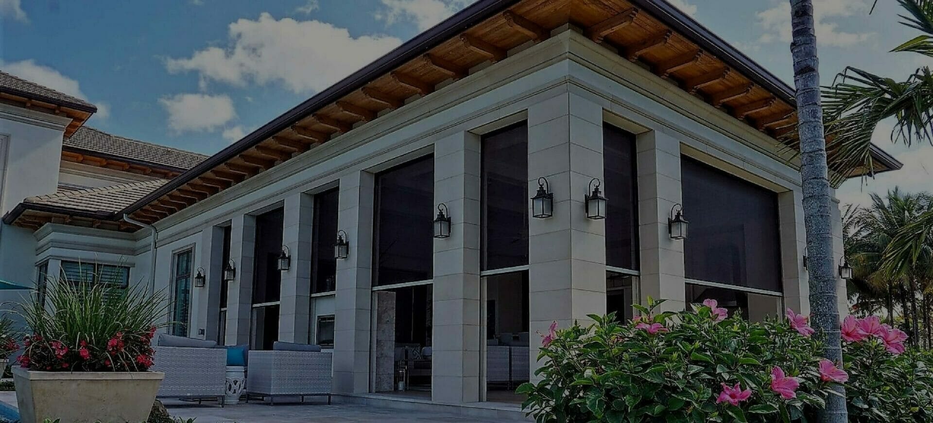 Progressive motorized screens on a home